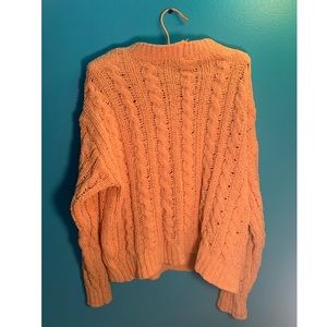 American eagle bright yellow sweater
